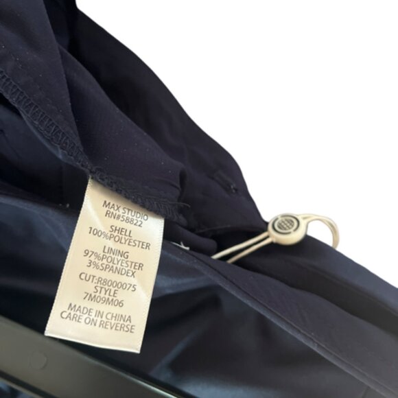 Max Studio Women’s Dark Navy Dress Pants, Size 6 - Picture 4 of 4